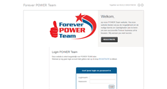 Desktop Screenshot of foreverpowerteam.com